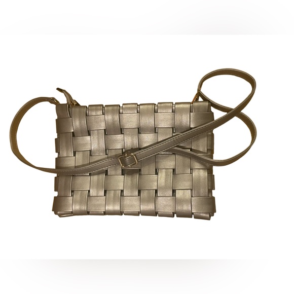 NWOT Anthropologie Woven Lindy Clutch/Crossbody Bag. - Picture 2 of 9